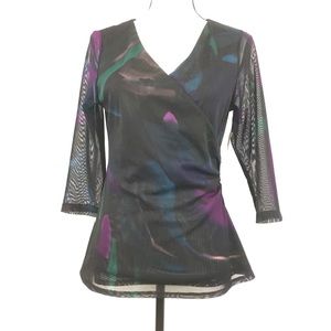 NWT Coldwater Creek mesh Top